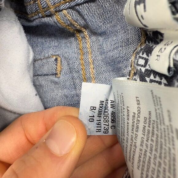 Ariat Jeans Women's 32 Blue Denim Dark Wash Real Southwestern Bootcut Flared - Picture 11 of 12